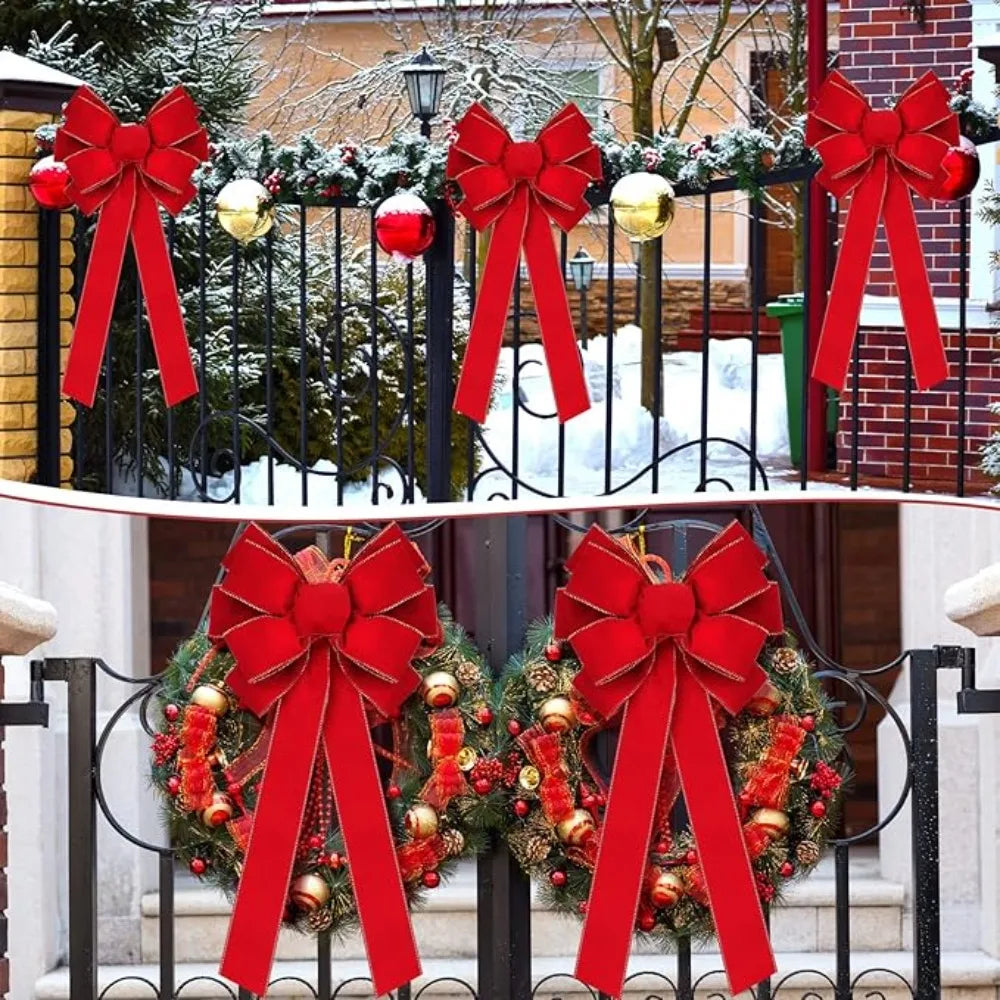 Red Bows Decorations