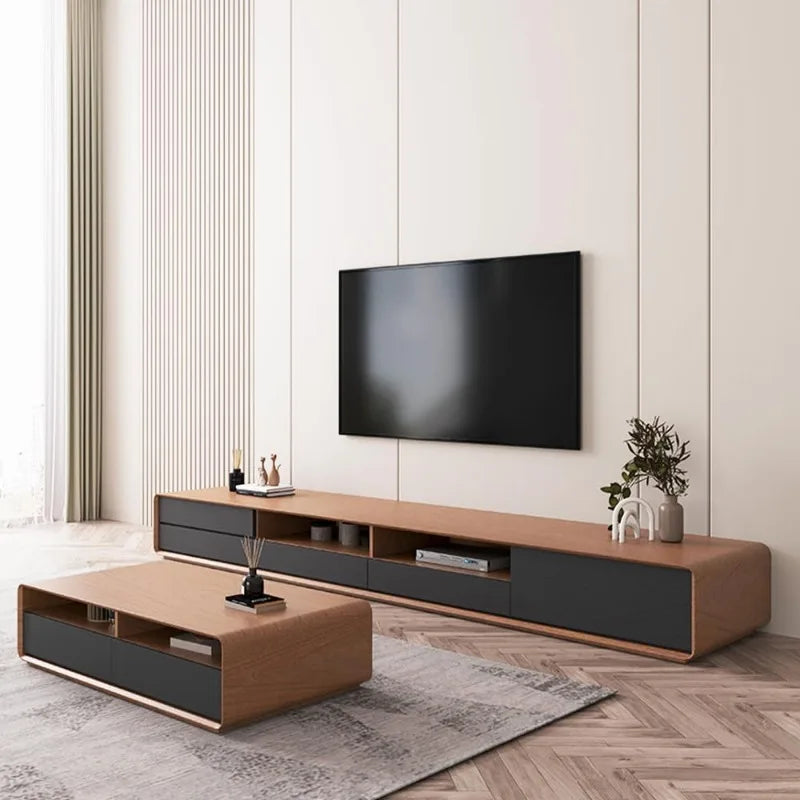 Modern Wood TV Stand