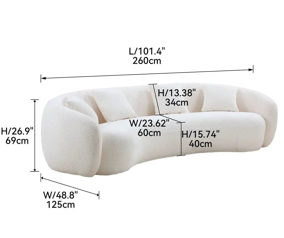 Curved Luxury Sofa